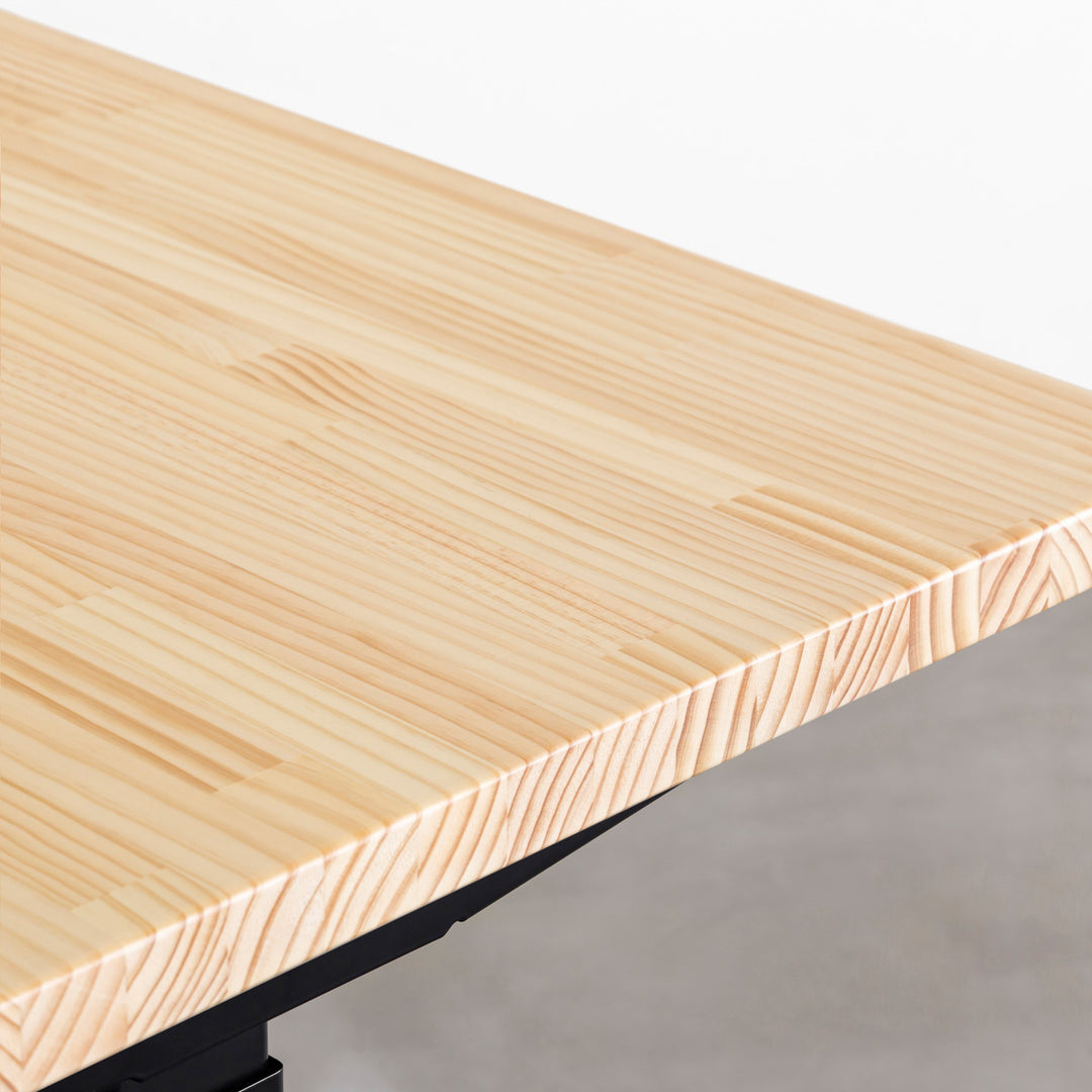 THE TABLE / パイン × スマート電動昇降脚 – KANADEMONO