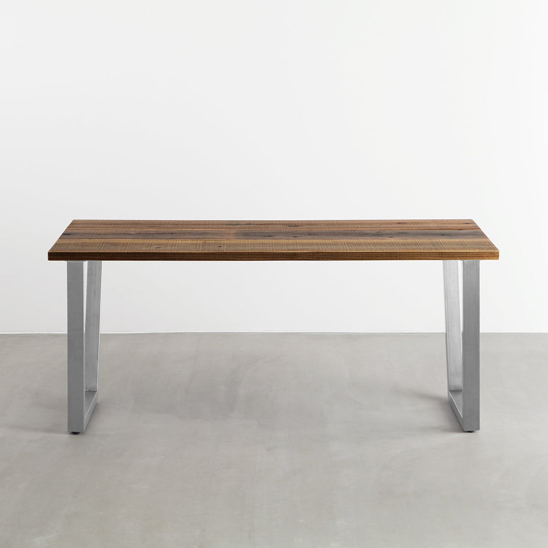 THE TABLE / 無垢 杉 ヴィンテージスタイル × Stainless – KANADEMONO