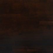 かなでもののブラックブラウンのラバーウッド天板とマットブラックのスクエアバー鉄脚を組み合わせたシンプルモダンな大型テーブル（天板）
