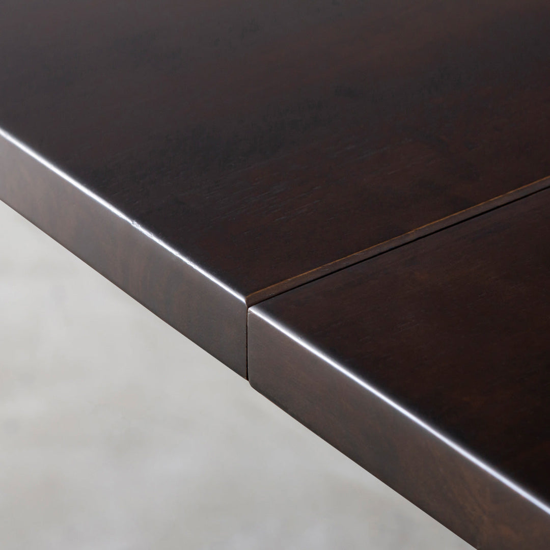 THE TABLE / ラバーウッド ブラックブラウン × White Steel THE TABLE / ラバーウッド ブラックブラウン × White Steel