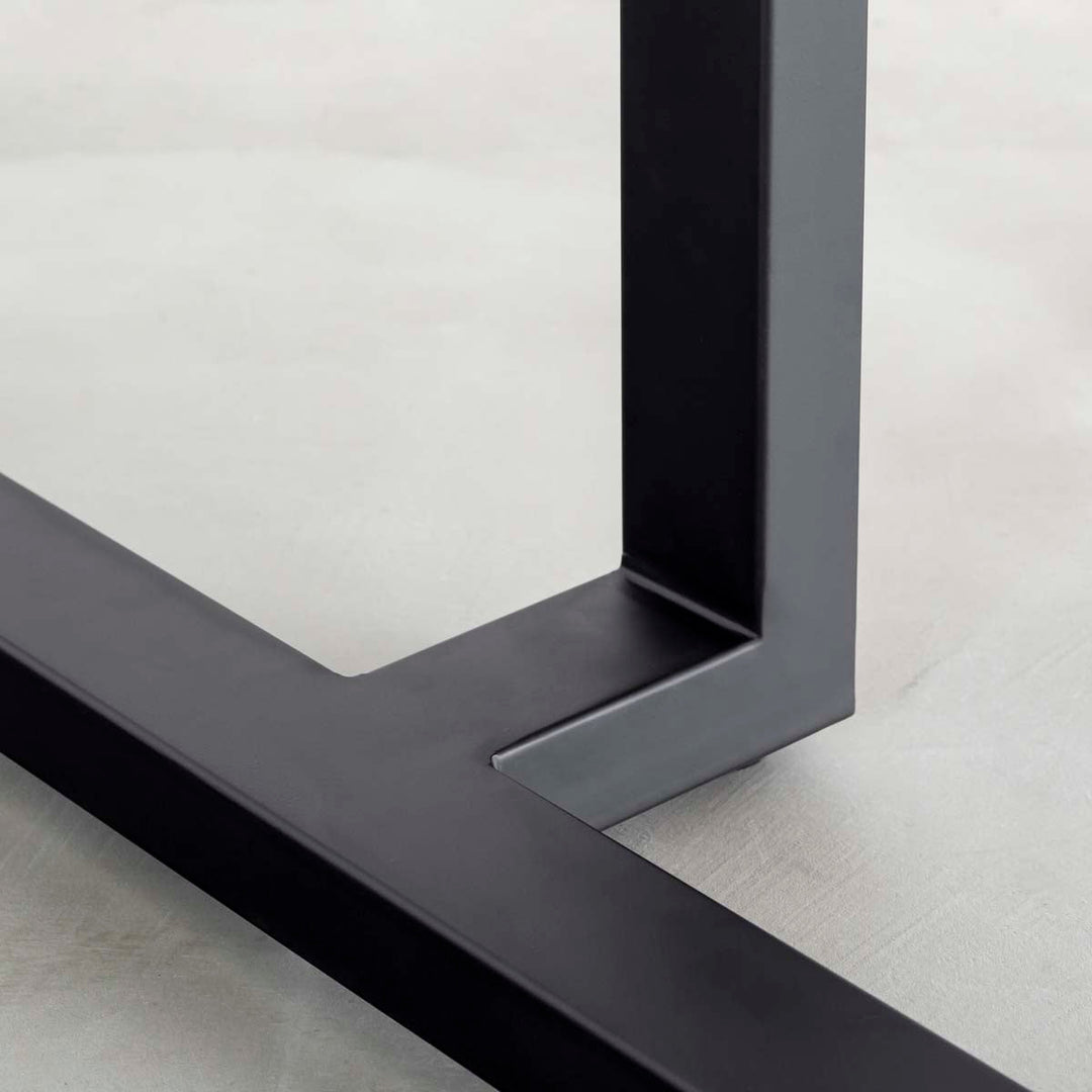 THE TABLE / ウォルナット × Tube T - Black Steel × W100 - 180cm