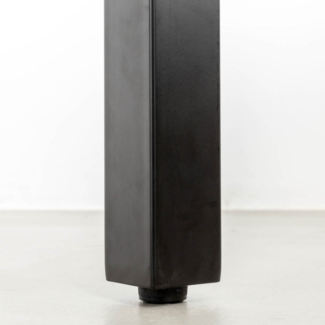 THE TABLE / ラバーウッド ナチュラル × Black Steel × W181 - 300cm