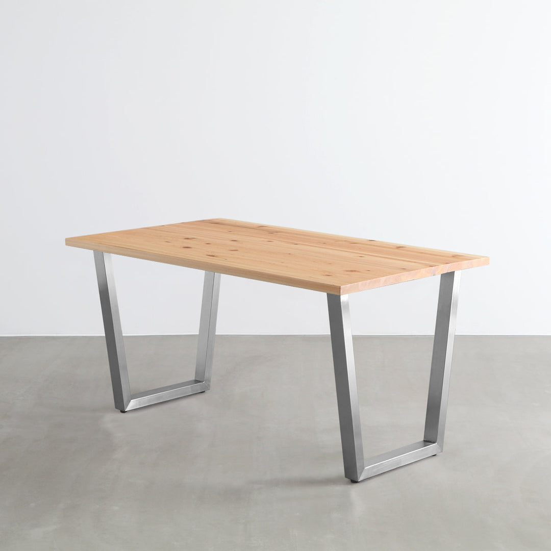 THE TABLE / 無垢 杉 × Stainless – KANADEMONO