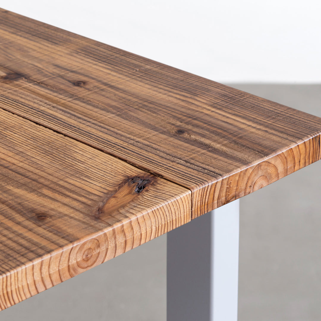 THE TABLE / 無垢 杉 ヴィンテージスタイル × Colored Steel 全8色