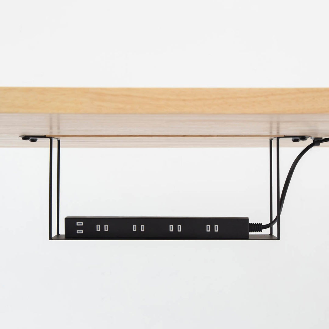 THE TABLE / ラバーウッド ナチュラル × Stainless × W150 - 200cm D80