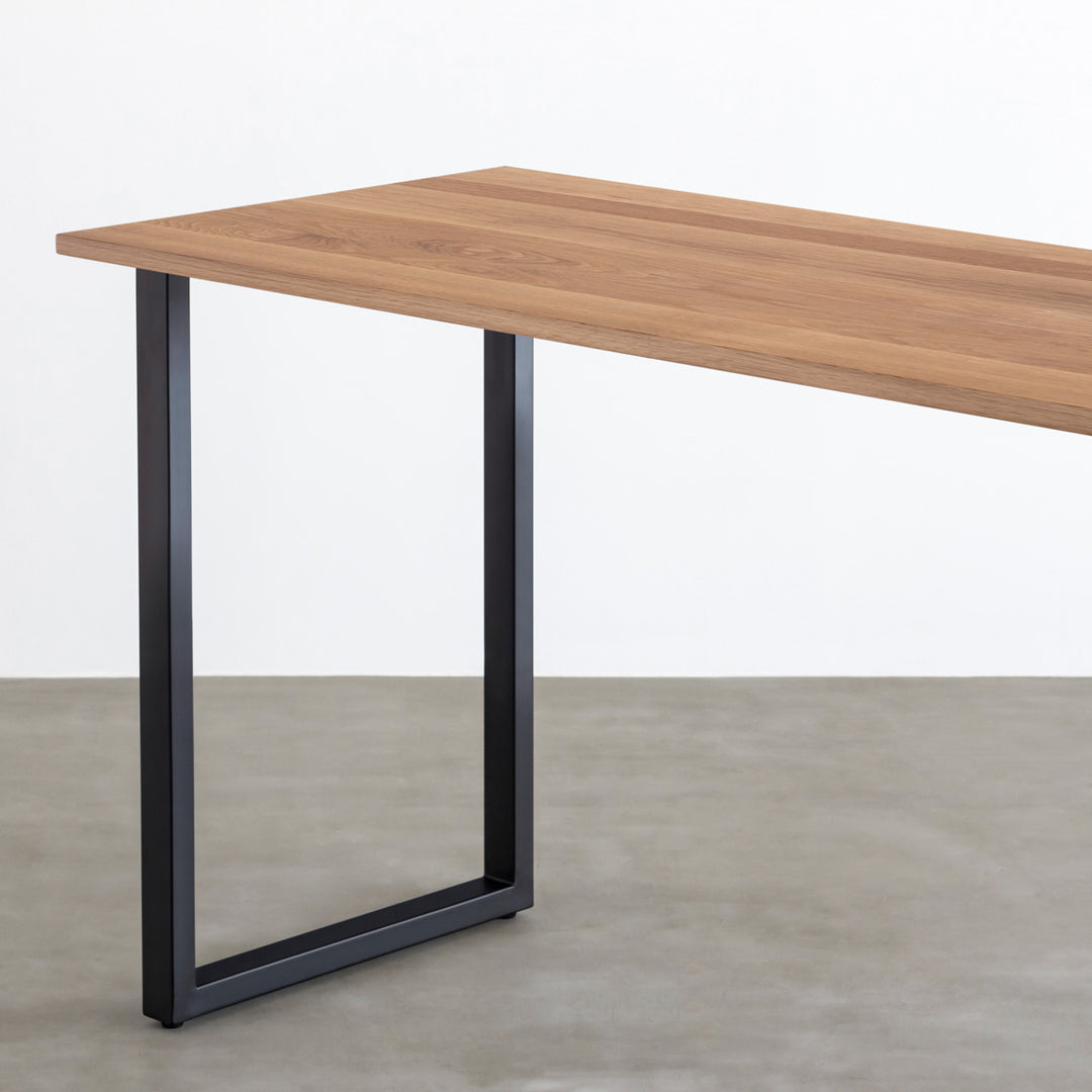 KANADEMONO「THE TABLE」オフィステーブル デスク 14.9万 THE TABLE / ウォルナット × Black Steel – KANADEMONO