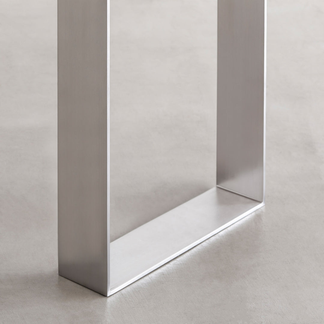 受注品：流木 THE BENCH / ラバーウッド ナチュラル × Stainless Line