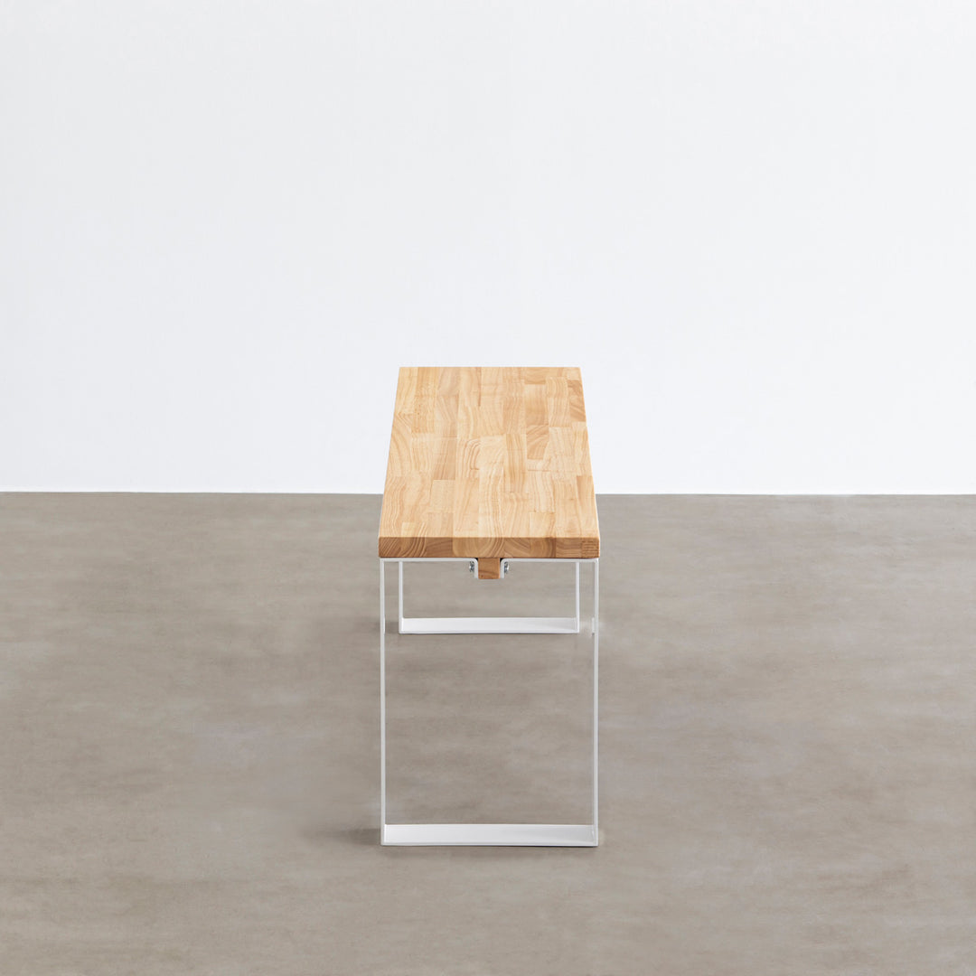 THE BENCH / ラバーウッド ナチュラル × White Steel Line – KANADEMONO