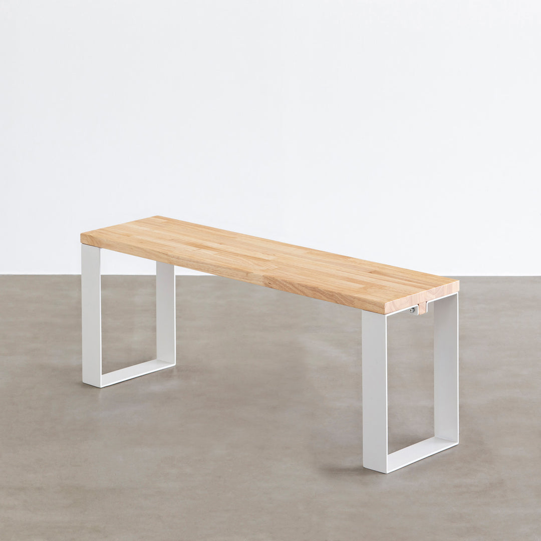 THE BENCH / ラバーウッド ナチュラル × White Steel Line – KANADEMONO