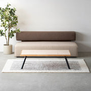 THE LOW TABLE / 砂岩 ブランコドマール × ラバーウッド × Black Steel