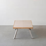 THE LOW TABLE / 砂岩 ブランコドマール × ラバーウッド × Stainless