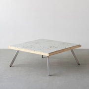 THE LOW TABLE / 大谷石 × ラバーウッド × Stainless
