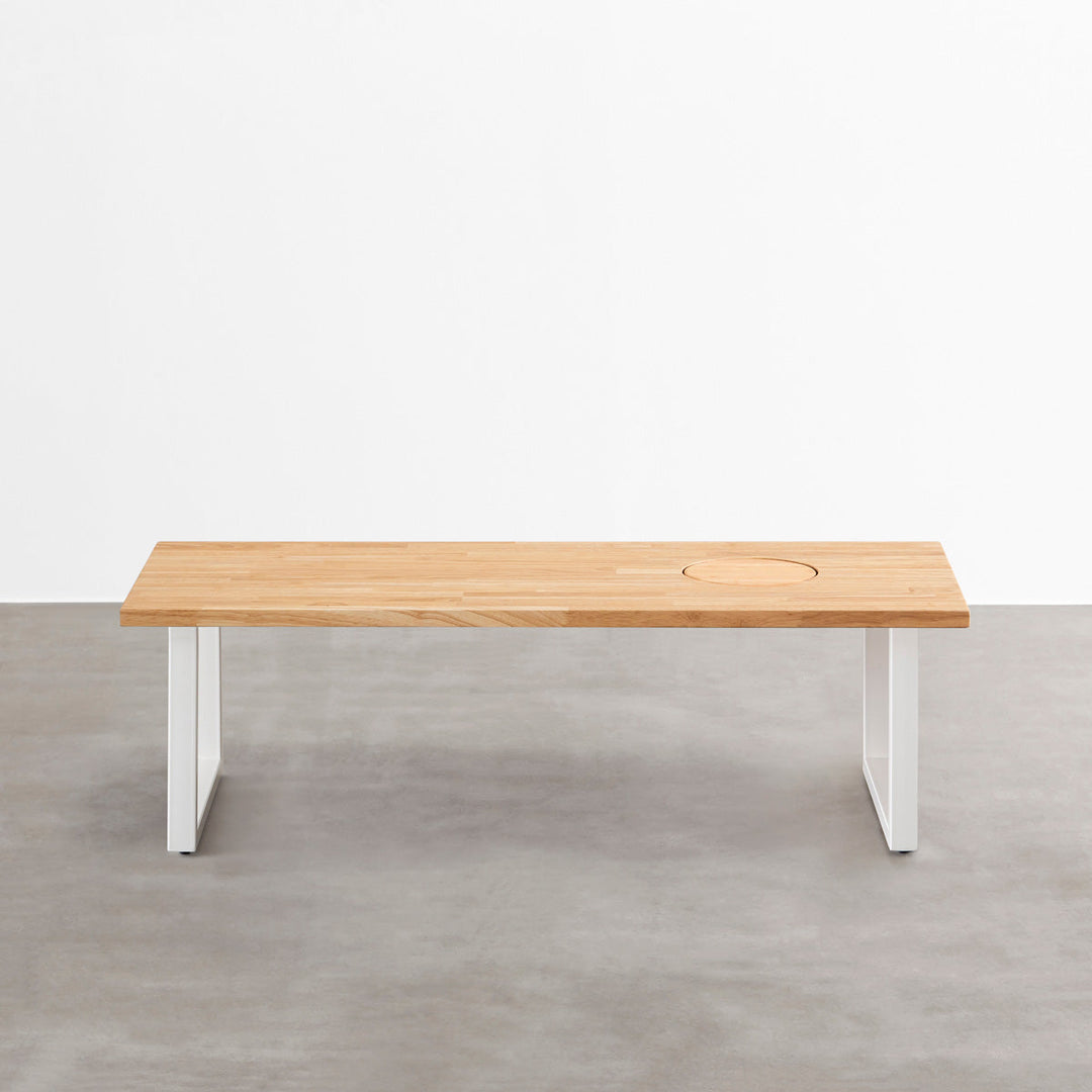 【KANADEMONO】THE LOW TABLE THE LOW TABLE / くるみ × Black Steel – KANADEMONO