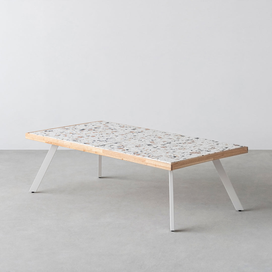 THE LOW TABLE / テラゾー × ラバーウッド × White Steel – KANADEMONO