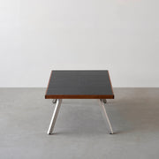 THE LOW TABLE / インド産 黒みかげ石 × ラバーウッド × Stainless