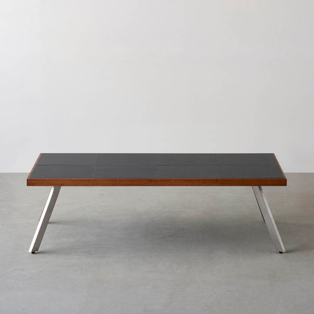 THE LOW TABLE / インド産 黒みかげ石 × ラバーウッド × Stainless