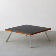 THE LOW TABLE / インド産 黒みかげ石 × ラバーウッド × Stainless