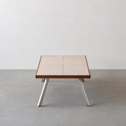 THE LOW TABLE / 砂岩 ブランコドマール × ラバーウッド × Stainless
