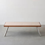 THE LOW TABLE / 砂岩 ブランコドマール × ラバーウッド × Stainless