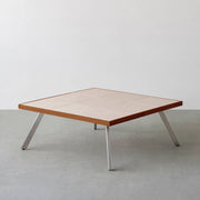 THE LOW TABLE / 砂岩 ブランコドマール × ラバーウッド × Stainless