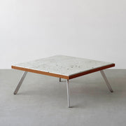 THE LOW TABLE / 大谷石 × ラバーウッド × Stainless