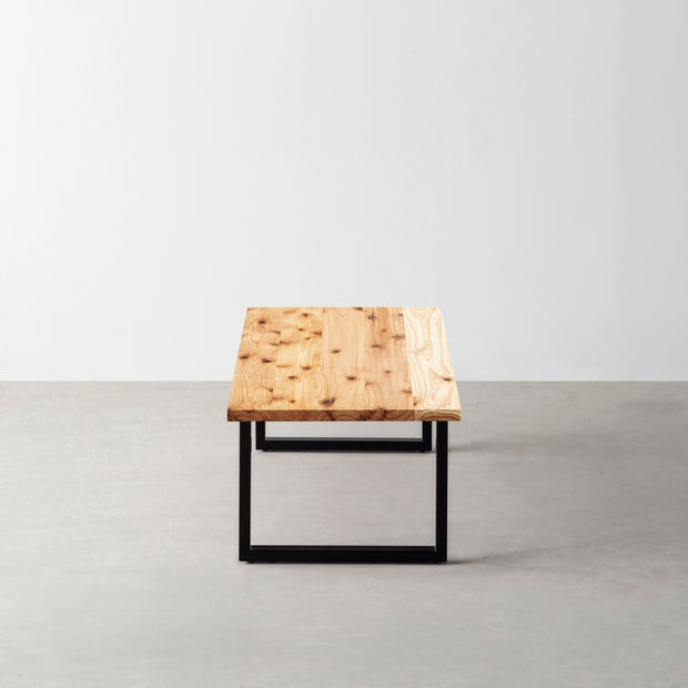 THE LOW TABLE / 無垢 杉 × Black Steel – KANADEMONO