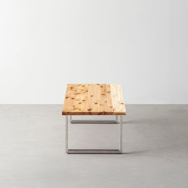 THE LOW TABLE / 無垢 杉 × Stainless – KANADEMONO
