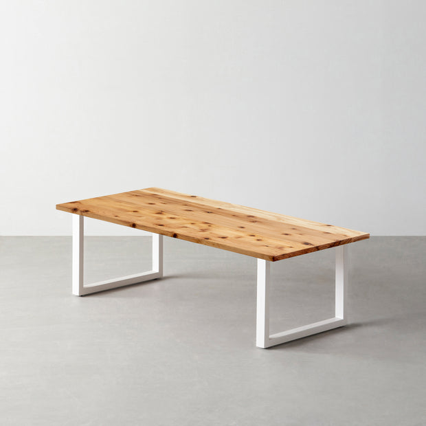 THE LOW TABLE / 無垢 杉 × White Steel – KANADEMONO