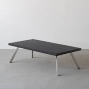THE LOW TABLE / インド産 黒みかげ石 × ラバーウッド × Stainless