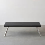 THE LOW TABLE / インド産 黒みかげ石 × ラバーウッド × Stainless