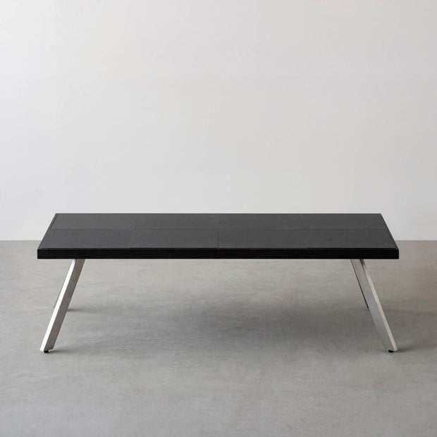 THE LOW TABLE / インド産 黒みかげ石 × ラバーウッド × Stainless