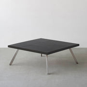 THE LOW TABLE / インド産 黒みかげ石 × ラバーウッド × Stainless