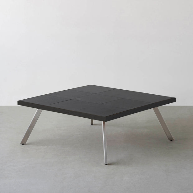 THE LOW TABLE / インド産 黒みかげ石 × ラバーウッド × Stainless