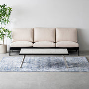 THE LOW TABLE / 大谷石 × ラバーウッド × Stainless