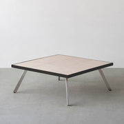 THE LOW TABLE / 砂岩 ブランコドマール × ラバーウッド × Stainless