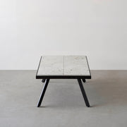 THE LOW TABLE / 大谷石 × ラバーウッド × Black Steel