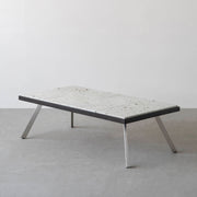 THE LOW TABLE / 大谷石 × ラバーウッド × Stainless