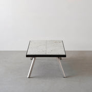 THE LOW TABLE / 大谷石 × ラバーウッド × Stainless