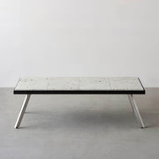 THE LOW TABLE / 大谷石 × ラバーウッド × Stainless