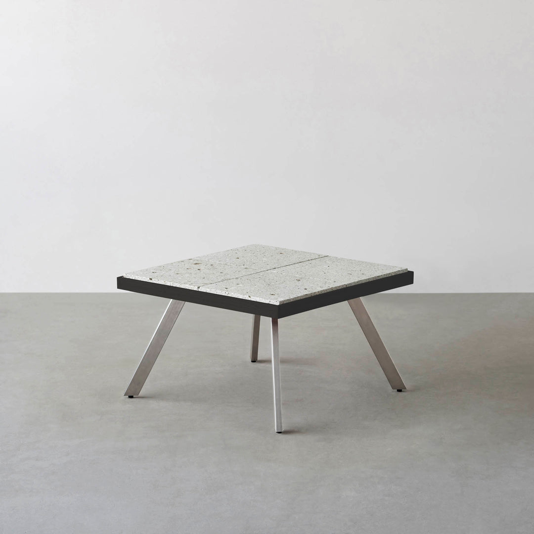 THE LOW TABLE / 大谷石 × ラバーウッド × Stainless – KANADEMONO