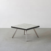 THE LOW TABLE / 大谷石 × ラバーウッド × Stainless