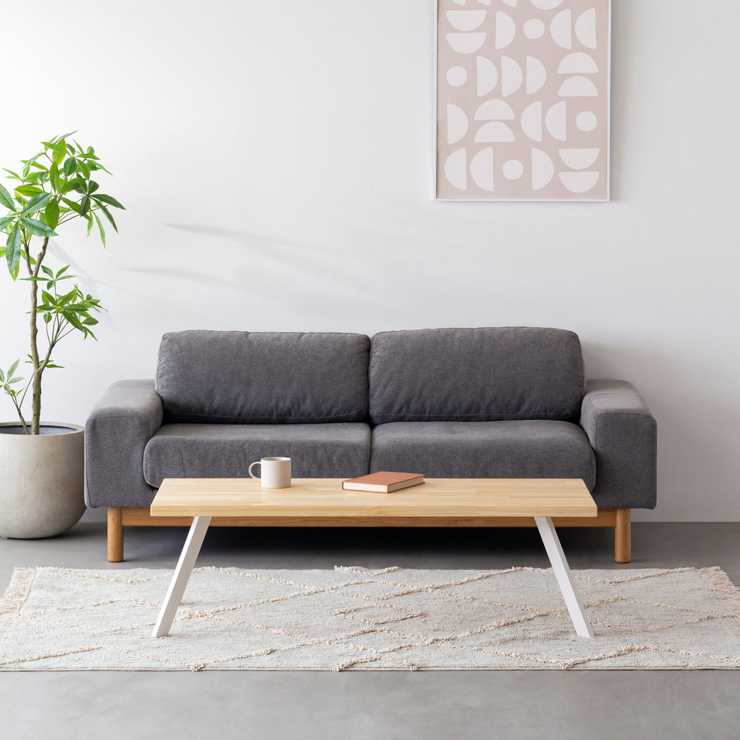 THE LOW TABLE / パイン × White Steel – KANADEMONO