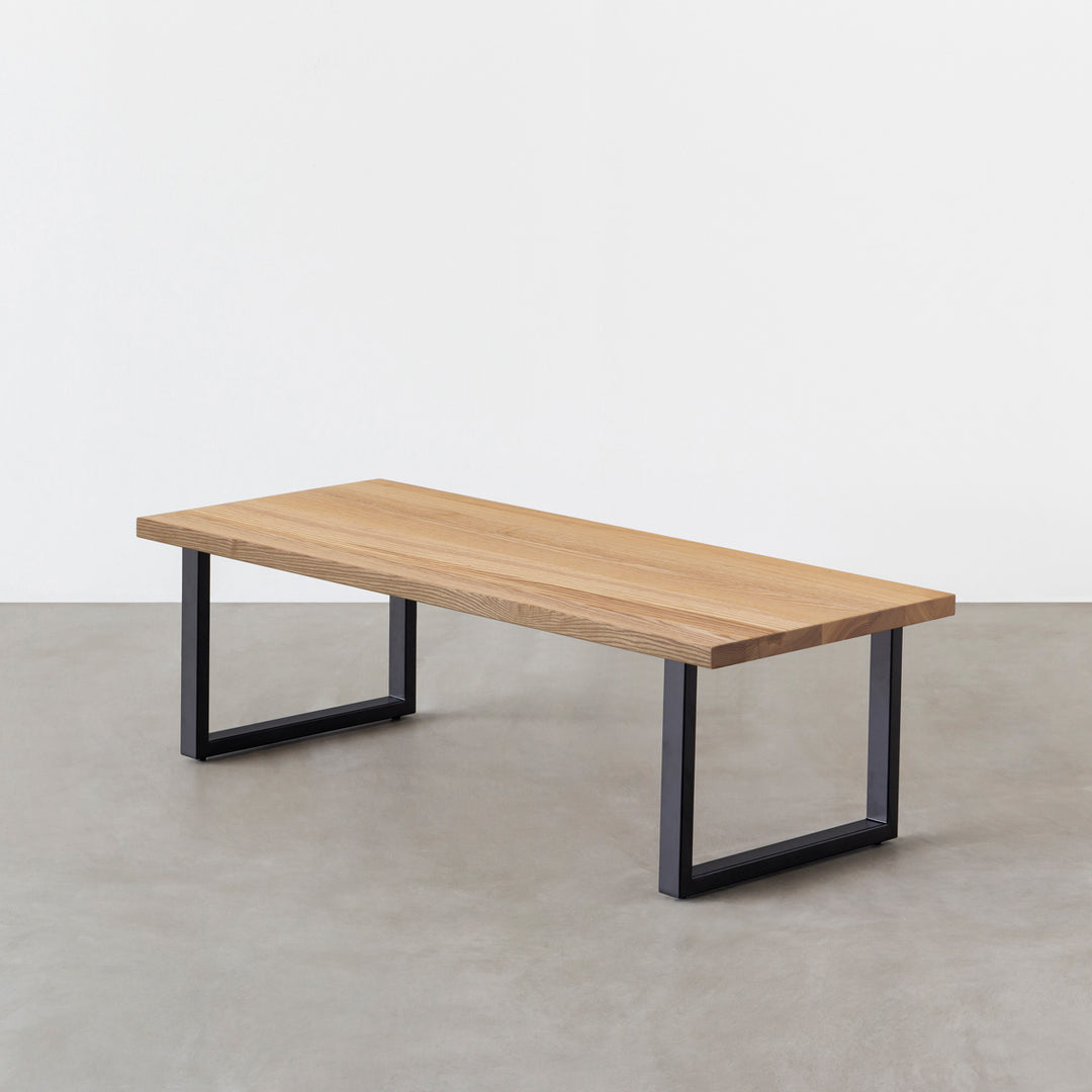 THE LOW TABLE / 無垢 ホワイトアッシュ × Black Steel – KANADEMONO
