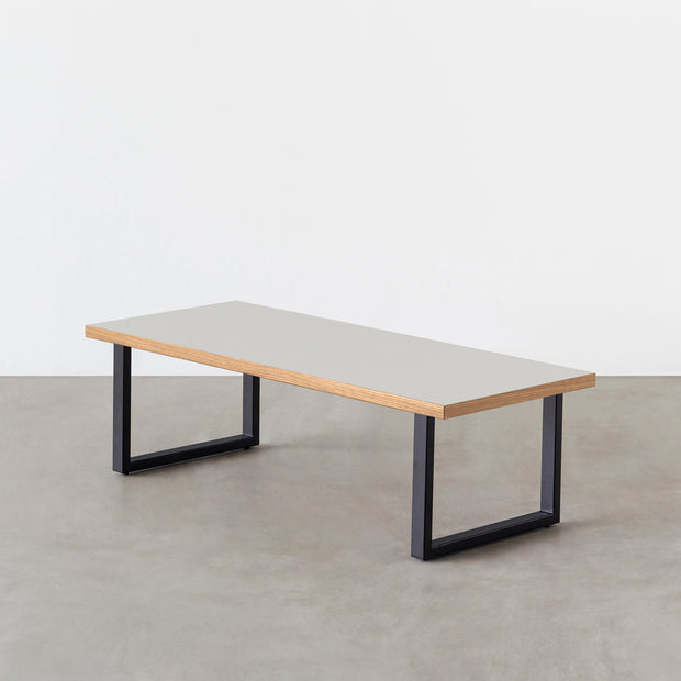THE LOW TABLE リノリウム 全21色 × Black Steel – KANADEMONO