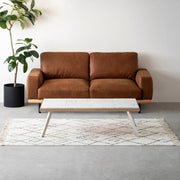 THE LOW TABLE / 大谷石 × ラバーウッド × Stainless