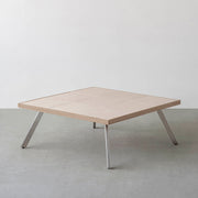 THE LOW TABLE / 砂岩 ブランコドマール × ラバーウッド × Stainless