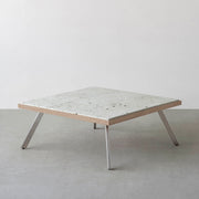 THE LOW TABLE / 大谷石 × ラバーウッド × Stainless