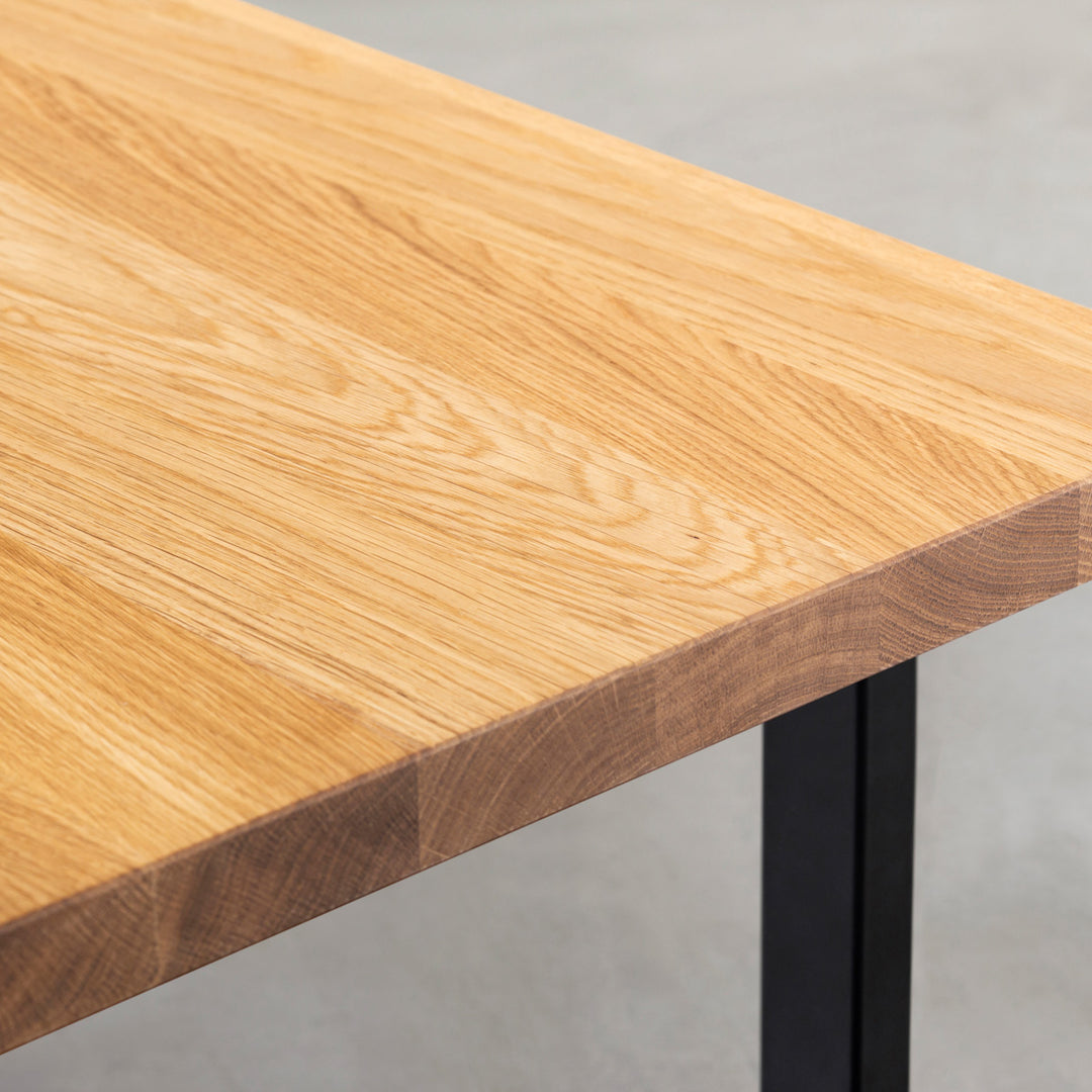 無垢　オーク材　テーブル脚 楽天市場】GIA 150テーブル 無垢材 テーブル単品 A脚パネル脚 B脚2本脚