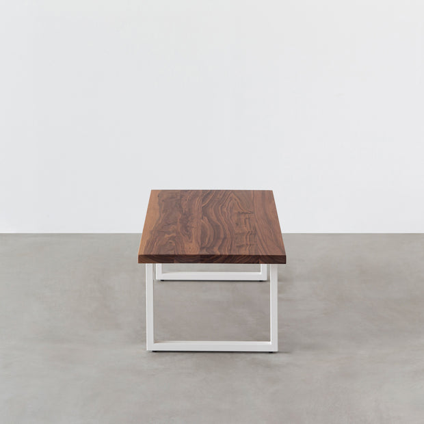 THE LOW TABLE / 無垢 ウォルナット × White Steel – KANADEMONO