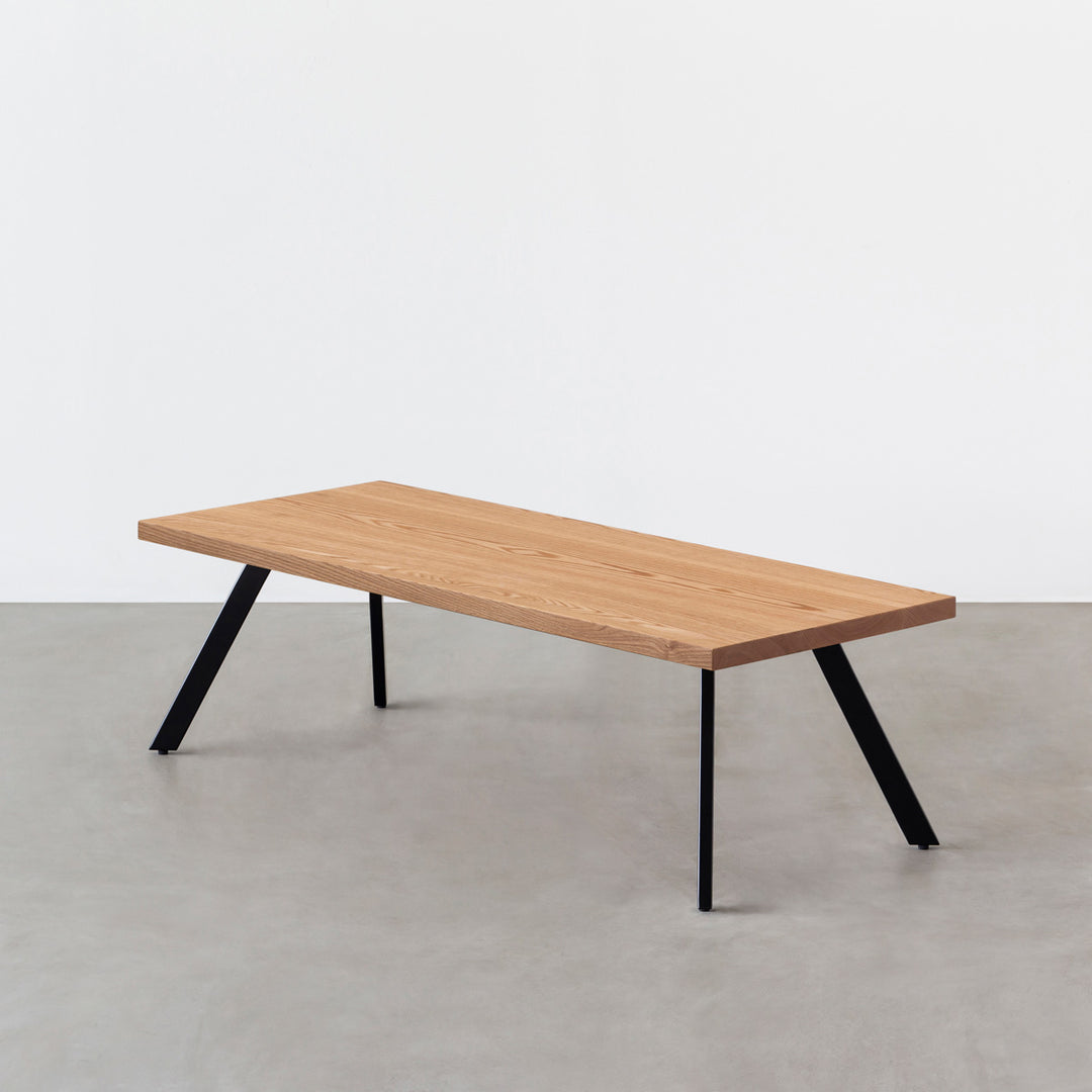 THE LOW TABLE / 無垢 レッドオーク × Black Steel – KANADEMONO